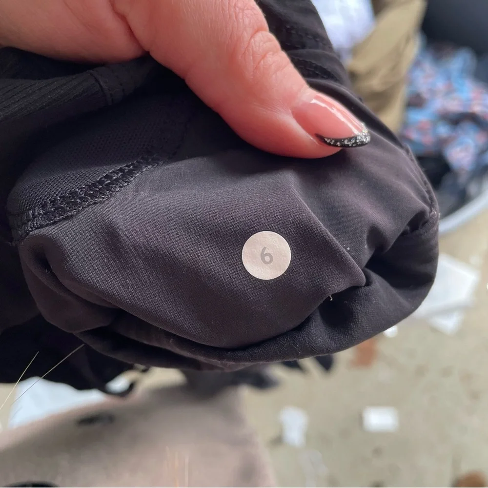 Lululemon black dance studio pants